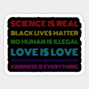 SCIENCE IS REAL Sticker